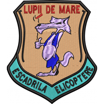 Emblema AVIATIE ESCADRILA ELICOPTERE LUPII DE MARE